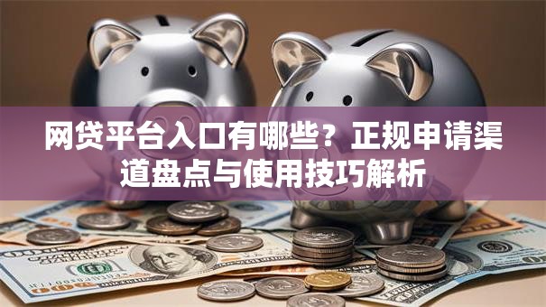 网贷平台入口有哪些？正规申请渠道盘点与使用技巧解析