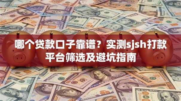 哪个贷款口子靠谱？实测sjsh打款平台筛选及避坑指南