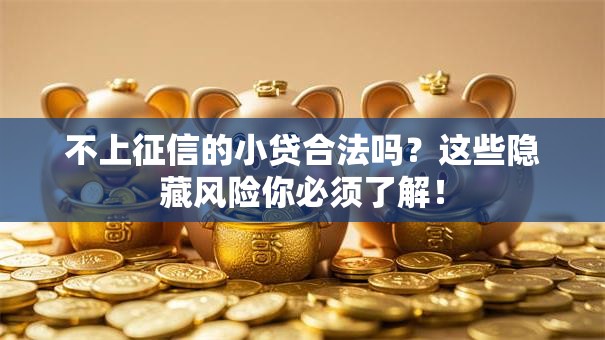 不上征信的小贷合法吗？这些隐藏风险你必须了解！