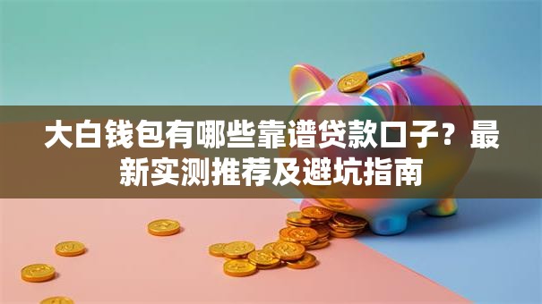 大白钱包有哪些靠谱贷款口子？最新实测推荐及避坑指南