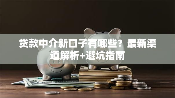 贷款中介新口子有哪些？最新渠道解析+避坑指南