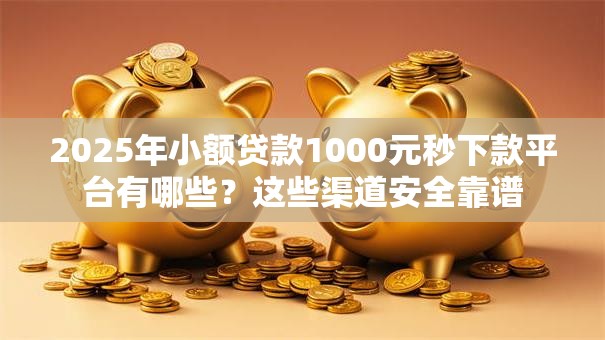 2025年小额贷款1000元秒下款平台有哪些？这些渠道安全靠谱