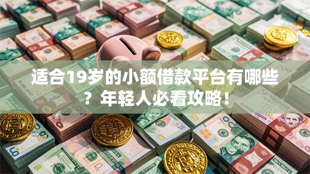 适合19岁的小额借款平台有哪些？年轻人必看攻略！