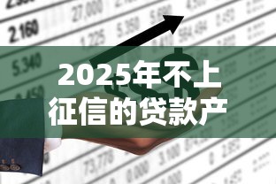 2025年不上征信的贷款产品有哪些隐藏风险？