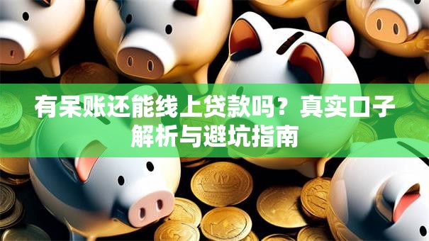 有呆账还能线上贷款吗？真实口子解析与避坑指南