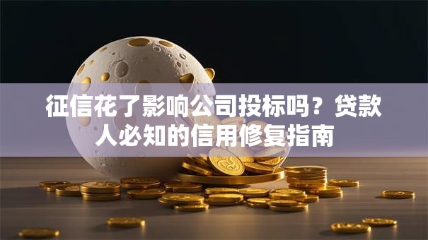 征信花了影响公司投标吗？贷款人必知的信用修复指南