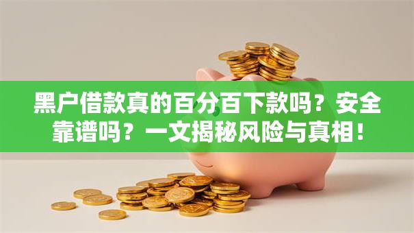 黑户借款真的百分百下款吗？安全靠谱吗？一文揭秘风险与真相！