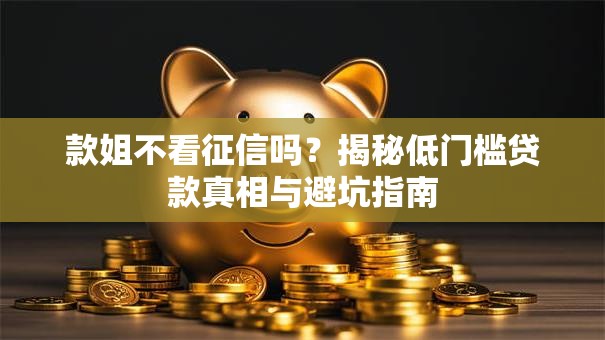 款姐不看征信吗？揭秘低门槛贷款真相与避坑指南