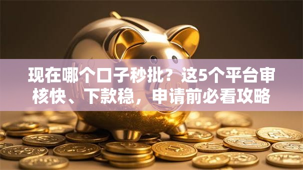 现在哪个口子秒批？这5个平台审核快、下款稳，申请前必看攻略！