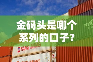 金码头是哪个系列的口子？老铁们最关心的贷款平台评测解析