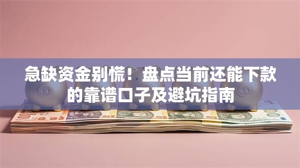 急缺资金别慌！盘点当前还能下款的靠谱口子及避坑指南
