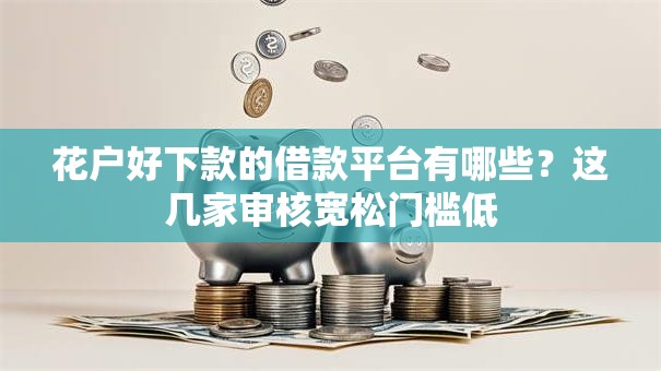 花户好下款的借款平台有哪些？这几家审核宽松门槛低