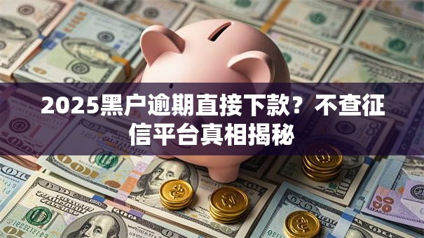 2025黑户逾期直接下款？不查征信平台真相揭秘