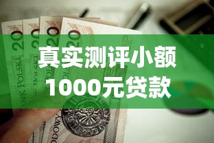 真实测评小额1000元贷款app哪个靠谱？这5个平台值得优先考虑