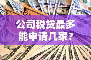 公司税贷最多能申请几家？资深财务支招避坑技巧