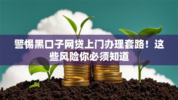 警惕黑口子网贷上门办理套路！这些风险你必须知道