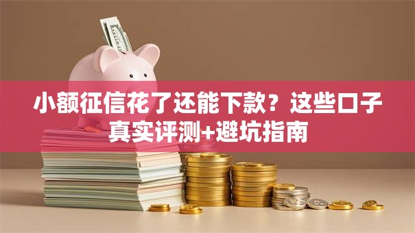小额征信花了还能下款？这些口子真实评测+避坑指南