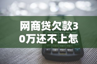 网商贷欠款30万还不上怎么办？逾期后果有多严重？
