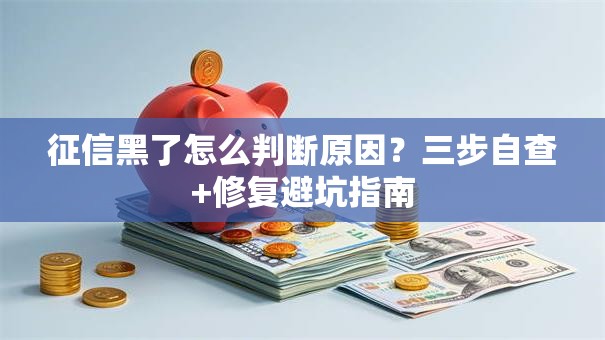 征信黑了怎么判断原因？三步自查+修复避坑指南