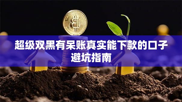 超级双黑有呆账真实能下款的口子避坑指南