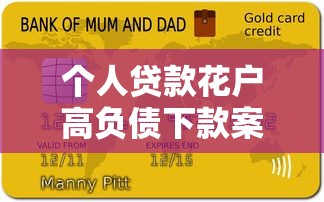个人贷款花户高负债下款案例拆解 实战申贷策略分享