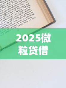 2025微粒贷借款口子最新攻略：申请技巧与避坑指南