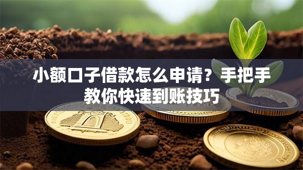 小额口子借款怎么申请？手把手教你快速到账技巧