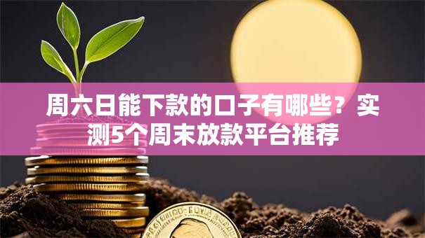周六日能下款的口子有哪些?实测5个周末放款平台推荐 周六日能下款的口子有哪些?实测5个周末放款平台推荐