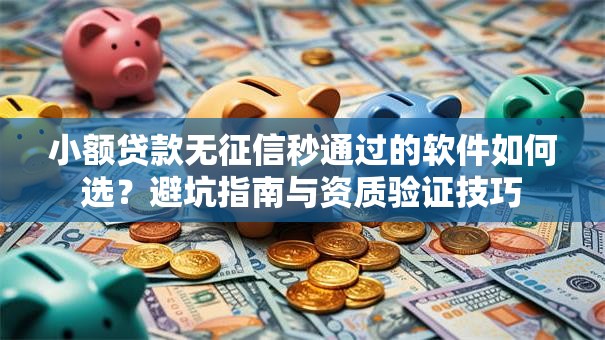 小额贷款无征信秒通过的软件如何选？避坑指南与资质验证技巧