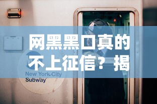 网黑黑口真的不上征信？揭秘网贷背后的信用秘密