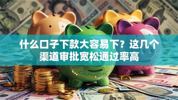 什么口子下款大容易下？这几个渠道审批宽松通过率高