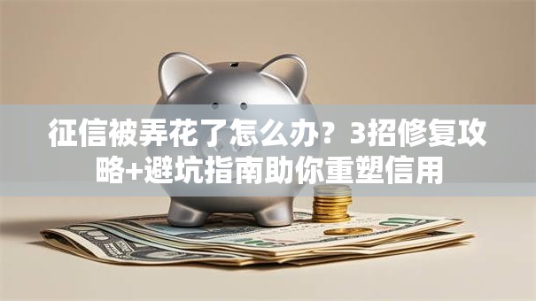 征信被弄花了怎么办？3招修复攻略+避坑指南助你重塑信用