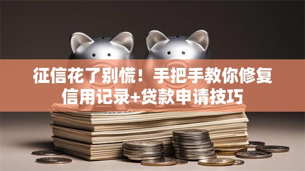 征信花了别慌！手把手教你修复信用记录+贷款申请技巧