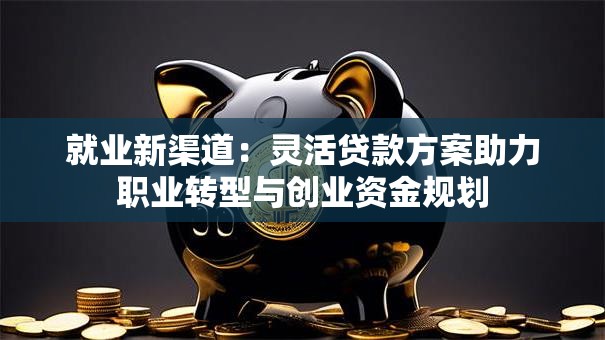 就业新渠道：灵活贷款方案助力职业转型与创业资金规划