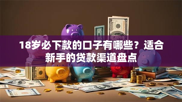 18岁必下款的口子有哪些？适合新手的贷款渠道盘点