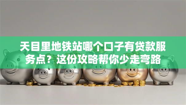 天目里地铁站哪个口子有贷款服务点？这份攻略帮你少走弯路
