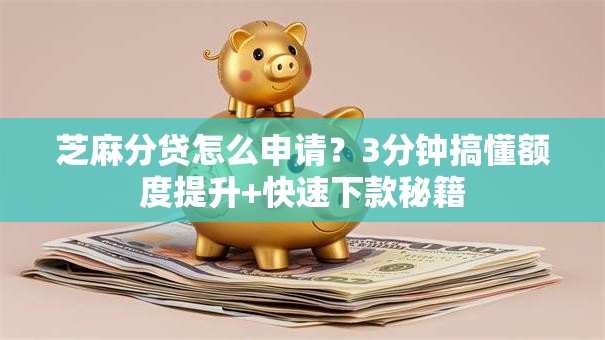芝麻分贷怎么申请？3分钟搞懂额度提升+快速下款秘籍