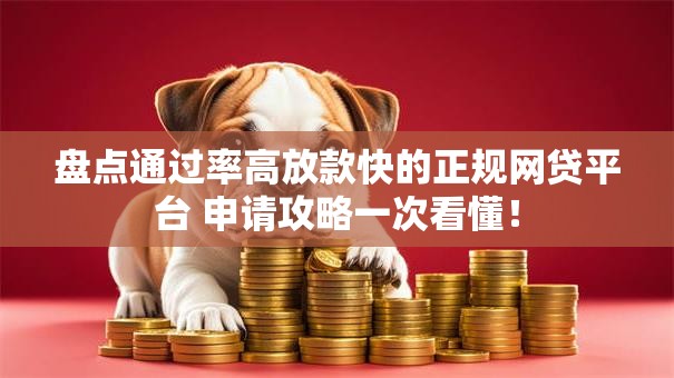 盘点通过率高放款快的正规网贷平台 申请攻略一次看懂！