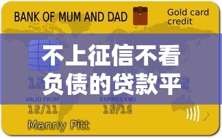 不上征信不看负债的贷款平台有哪些？正规低门槛渠道大揭秘