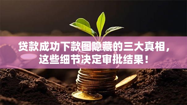 贷款成功下款图隐藏的三大真相，这些细节决定审批结果！