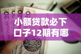 小额贷款必下口子12期有哪些？这几个稳定放款渠道值得收藏