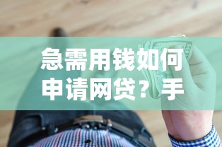 急需用钱如何申请网贷？手把手教你借钱应急的正确方法