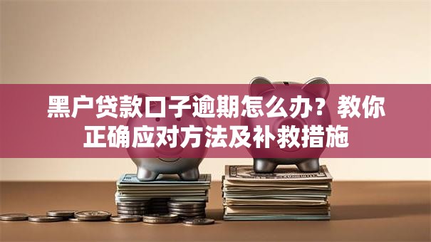黑户贷款口子逾期怎么办？教你正确应对方法及补救措施