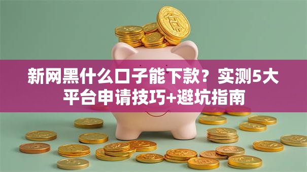 新网黑什么口子能下款？实测5大平台申请技巧+避坑指南