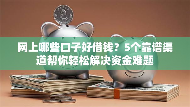 网上哪些口子好借钱？5个靠谱渠道帮你轻松解决资金难题