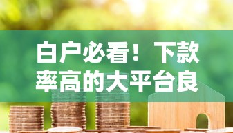 白户必看！下款率高的大平台良心推荐 这些渠道真实靠谱