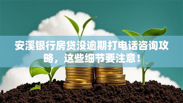 安溪银行房贷没逾期打电话咨询攻略，这些细节要注意！