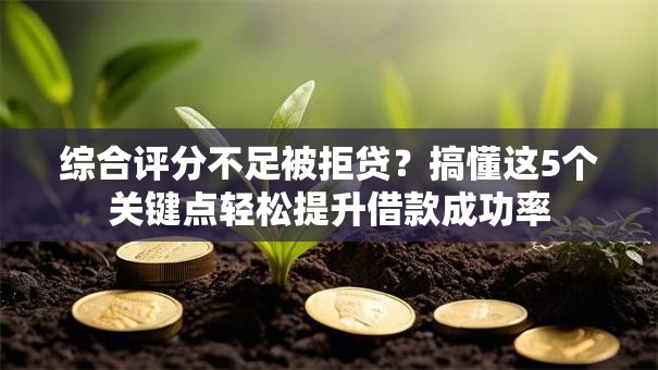 综合评分不足被拒贷？搞懂这5个关键点轻松提升借款成功率