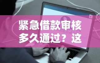 紧急借款审核多久通过？这些技巧助你快速到账不踩坑