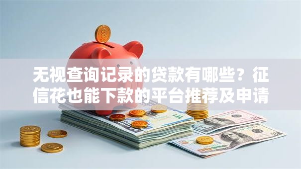 无视查询记录的贷款有哪些？征信花也能下款的平台推荐及申请技巧